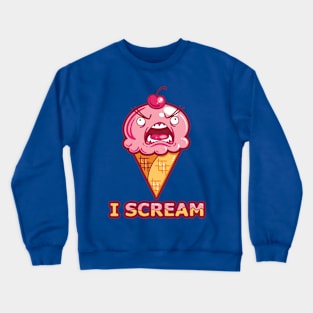 I SCREAM ~ Strawberry Crewneck Sweatshirt